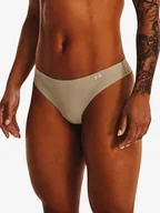Bielizna sportowa damska - Stringi damskie Under Armour  Tanga PS Thong 3Pack -BRN L - miniaturka - grafika 1