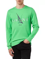 Bluzy męskie - GANT Męska bluza Sail C-Neck, MID Green, standardowa, Mid Green, S - miniaturka - grafika 1