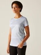 Koszulki sportowe damskie - Regatta Koszulka funkcyjna "Fingal Edition" w kolorze fioletowym - miniaturka - grafika 1