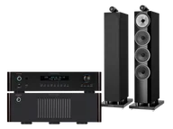 Zestawy stereo - Rotel RC-1572 MkII (czarny) + RB-1582 MkII (czarny) + 702 S3 (czarny) - miniaturka - grafika 1