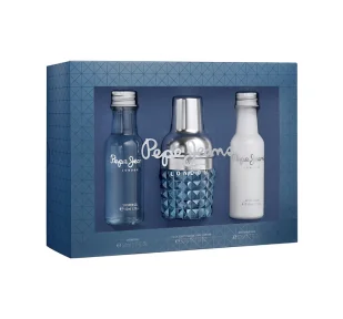 Zestaw kosmetyków Pepe Jeans Gift Set For Him Cocktail edition Woda toaletowa 30 ml + Żel pod prysznic 50 ml + Krem po goleniu 50 ml (8436581942095) - Zestawy perfum damskich - miniaturka - grafika 1