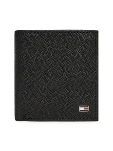 Tommy Hilfiger Duży Portfel Męski Th Flag Trifold AM0AM13521 Czarny - Portfele - miniaturka - grafika 1