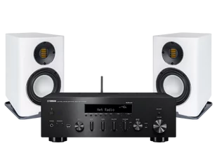 Yamaha R-N602 czarny + CARINA BS243.4 biały - Zestawy stereo - miniaturka - grafika 1