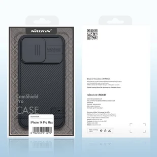 Nillkin CamShield Pro Case etui iPhone 14 Pro Max pancerny pokrowiec osłona na aparat kamerę niebieski - Etui i futerały do telefonów - miniaturka - grafika 5