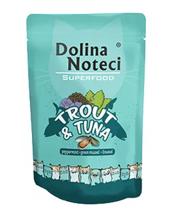 Dolina Noteci Superfood pstrąg i tuńczyk saszetka 85g 41789-uniw - Mokra karma dla kotów - miniaturka - grafika 1