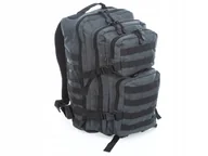 Plecaki - Plecak wojskowy trekkingowy męski odpinany do samego dołu do pracy szary - miniaturka - grafika 1