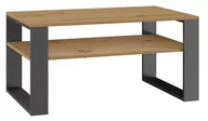 Ławy i stoliki kawowe - Stolik Kawowy Modern 1p Artisan Noga Antracyt Lumarko! - miniaturka - grafika 1