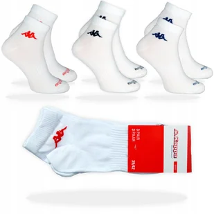 SKARPETY zestaw 3-PAK białe -KAPPA- r_43-46 - Skarpetki męskie - miniaturka - grafika 1