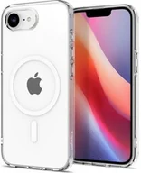 Etui i futerały do telefonów - Spigen Etui Crystal Flex Mag do MagSafe do iPhone 16e, przezroczysto-białe - miniaturka - grafika 1