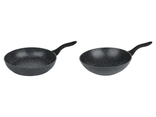 LIVARNO home Patelnia aluminiowa lub wok aluminiowy, Ø 28 cm - Patelnie - miniaturka - grafika 1
