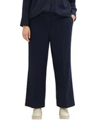 Spodnie damskie - TOM TAILOR Spodnie damskie, 33973 - Navy Pinstripe, 48 - miniaturka - grafika 1