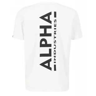Koszulka Alpha Industries Backprint 128507 09 - Biała RATY 0% | PayPo | GRATIS WYSYŁKA | ZWROT DO 100 DNI - Odzież taktyczna i umundurowanie - miniaturka - grafika 1