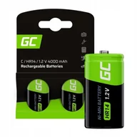 Ładowarki i akumulatory - Green Cell Baterie Akumulatorki 2x C R14 HR14 Ni-MH 1.2V 4000mAh Green Cell GR13 - miniaturka - grafika 1