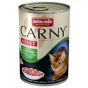 Animonda Carny Adult smak wołowina indyk i królik 400g - Mokra karma dla kotów - miniaturka - grafika 1