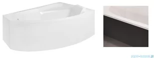 Besco Rima obudowa czarny mat wanny 150x95cm prawa/lewa #OAR-150-NSC - Obudowy do wanien - miniaturka - grafika 1