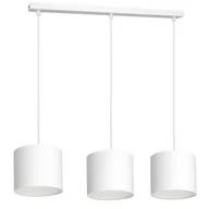 Lampy sufitowe - Luminex Arden 3429 Lampa wisząca zwis 3x60W E27 biały - miniaturka - grafika 1