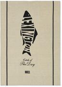 Ściereczki, gąbki, czyściki - Lexington Ręcznik kuchenny Fish Beige/Dark Gray - miniaturka - grafika 1