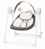 Leżaczki i huśtawki - 4Baby Huśtawka SWING XXI GRAPHITE - miniaturka - grafika 1