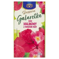 Dodatki do ciast w proszku - Krüger Desseria Galaretka smak malinowy z kwiatem róży 75 g - miniaturka - grafika 1