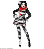 Stroje karnawałowe - Strój dla dorosłych, Złowrogi Harlequin, rozmiar XS - miniaturka - grafika 1