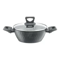Garnki - Ambition DIAMOND GARNEK 1,9 L Z POKRYWKĄ 20 CM POWŁOKA QUALUM BASIC STONE INDUKCJA 80043 - miniaturka - grafika 1