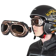 Gogle i okulary motocyklowe - W-TEC Gogle motocyklowe vintage W-TEC Steamrust 22343 - miniaturka - grafika 1