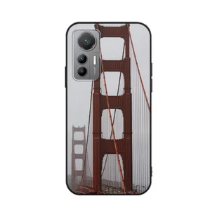 Etui König Design kompatybilne z plastikowym, miękkim etui na telefon Xiaomi 12 Lite - Etui na telefon Golden Gate Bridge - Etui i futerały do telefonów - miniaturka - grafika 1