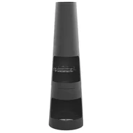 Paleniska ogrodowe - Beliani Palenisko ogrodowe  Palenisko ogrodowe z grillem stalowe czarne TROMEN 259394 - miniaturka - grafika 1