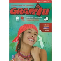 WSiP Graffiti 3 Język niemiecki Podręcznik z ćwiczeniami + 2 CD Kurs dla początkujących i kontynuujących naukę - Anna Potapowicz - Podręczniki dla gimnazjum - miniaturka - grafika 1