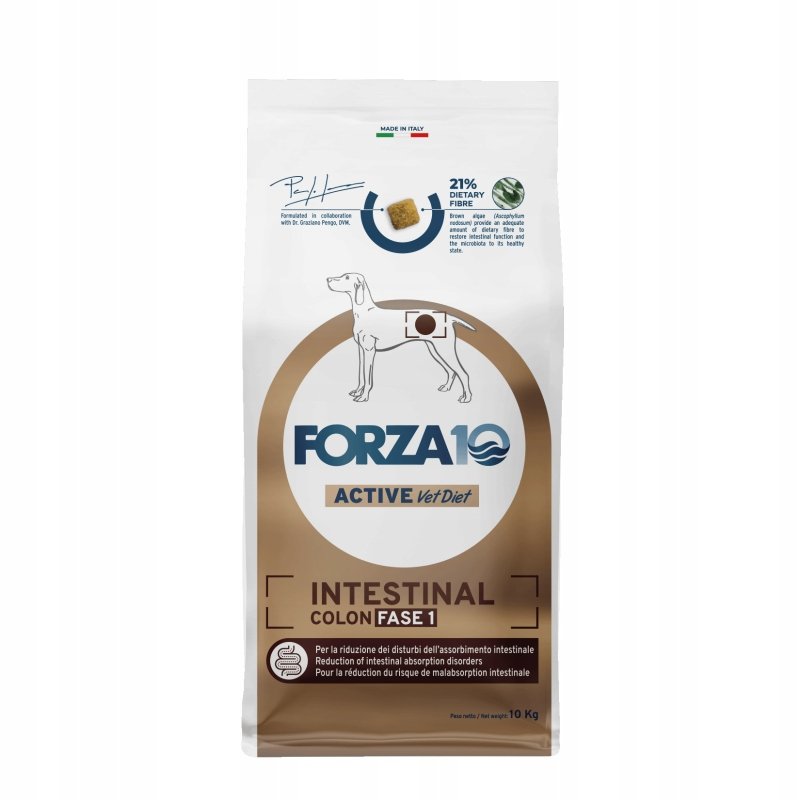 Karma sucha dla psa FORZA10 Intestinal Colon Fase 1, 10 kg.