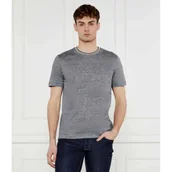 Koszulki męskie - BOSS BLACK T-shirt H-Thompson 28 | Regular Fit | z dodatkiem lnu - miniaturka - grafika 1
