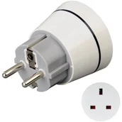 Adaptery i przejściówki - Hama Adapter sieciowy G-F 001219910000 - miniaturka - grafika 1