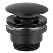 Korki do umywalek - Korek do umywalki KFA ARMATURA 660-310-81 Czarny - miniaturka - grafika 1