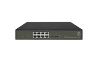 Pozostałe akcesoria sieciowe - LevelOne GES-2110P łącza sieciowe Zarządzany L2 Gigabit Ethernet (10/100/1000) Obsługa PoE Czarny - miniaturka - grafika 1