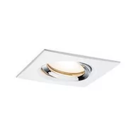 Lampy pozostałe - Paulmann Premium EBL setname IP65 prostokątny schwenkb LED 1 X _ W 230 V GU10 51 MM Biały/Chrom 92904 - miniaturka - grafika 1
