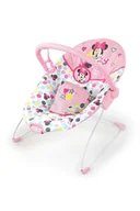 Leżaczki i huśtawki - DISNEY BABY Leżaczek z wibracją Myszka Minnie Spotty Dotty 0m+ do 9kg - miniaturka - grafika 1