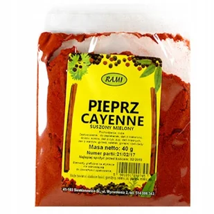 Pieprz cayenne 40g Rami - Pieprz - miniaturka - grafika 1