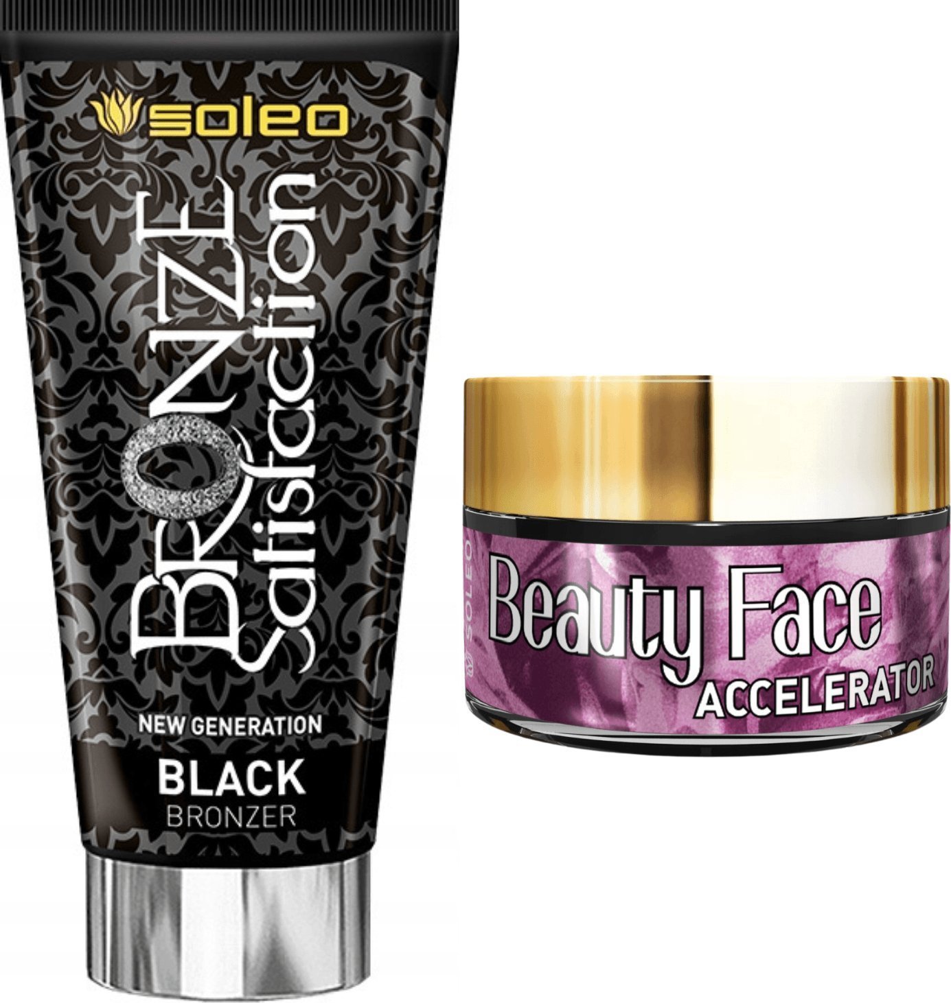 Soleo Soleo Black Bronzer Satisfaction + Słoiczek Beauty Face