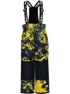 Spodnie narciarskie - Peek U Spodnie narciarskie "Kuu" w kolorze czarno-żółtym - miniaturka - grafika 1
