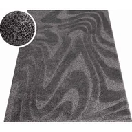 Dywany - Dywan wewnętrzny MULTIDECOR Pisa fala 160 x 230cm Ciemnoszary - miniaturka - grafika 1