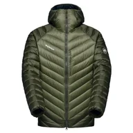 Kurtki męskie - Męska kurtka puchowa Mammut Broad Peak IN Hooded Jacket Men Rozmiar: M / Kolor: ciemnozielony - miniaturka - grafika 1