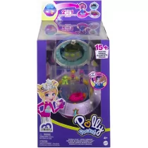 Polly Pocket Podwójna zabawa Kosmiczna przygoda Zestaw kompaktowy - Lalki dla dziewczynek - miniaturka - grafika 1