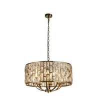 Lampy sufitowe - Bijou lampa wisząca 8xE14 antyczny mosiądz 6588-8AB - miniaturka - grafika 1