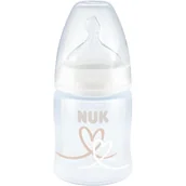 Butelki dla niemowląt - Nuk Butelka First Choice+ (PP) z silikonowym smoczkiem, 0-6 mies., z kontrolą temperatury 150 ml - miniaturka - grafika 1