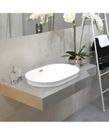 Umywalki - Lavita Puebla Umywalka wpuszczana w blat 60x39 cm biały połysk 5900378301677 - odbiór osobisty: Kraków, Warszawa - miniaturka - grafika 1