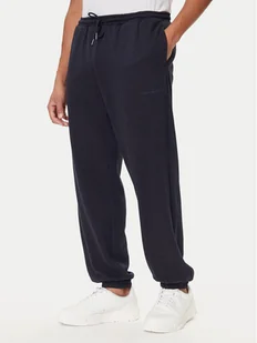 Tommy Hilfiger Spodnie dresowe UM0UM03627 Niebieski Regular Fit - Spodnie sportowe męskie - miniaturka - grafika 1