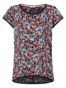 Koszulki i topy damskie - Esprit Casual - T-shirt damski, niebieski|wielokolorowy - miniaturka - grafika 1