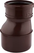 Rynny i akcesoria - Redukcja PP 160x125 do rur spustowych pionów rynnowych, kolor brązowy - miniaturka - grafika 1
