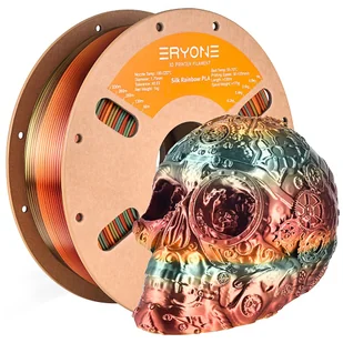 ERYONE Silk Rainbow PLA Filament 1kg - Steampunk Rainbow - Filamenty i akcesoria do drukarek 3D - miniaturka - grafika 1