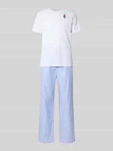 Zestaw piżamowy o kroju relaxed fit z wyhaftowanym logo model ‘Sleep’ - Piżamy męskie Zestaw piżamowy o kroju relaxed fit z wyhaftowanym logo model ‘Sleep’ - Piżamy męskie - miniaturka - grafika 1